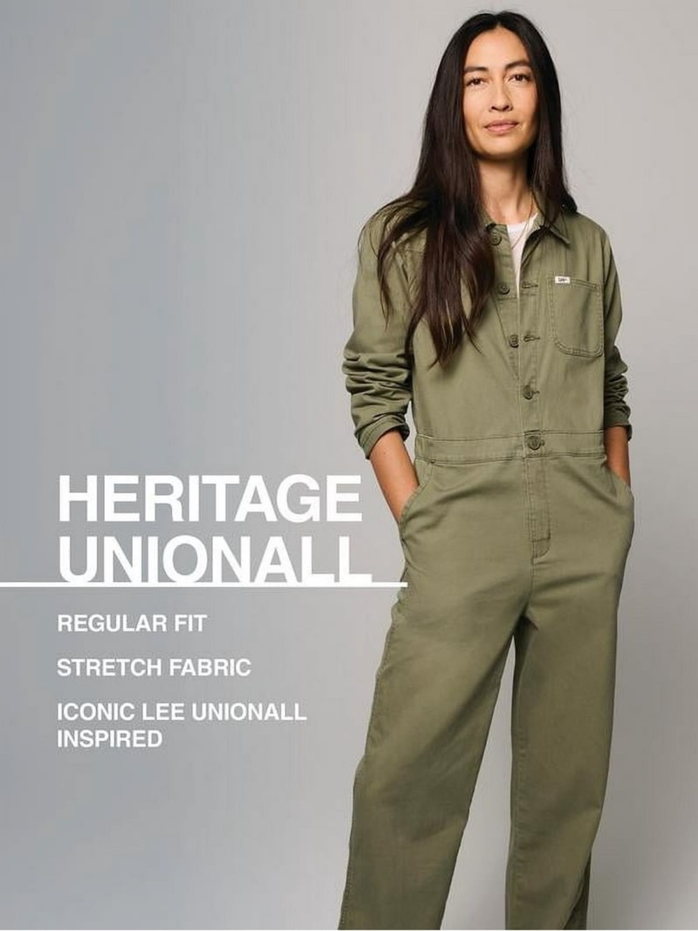 Lee® Women's Heritage Unionall™ in Mercantile Green size Small